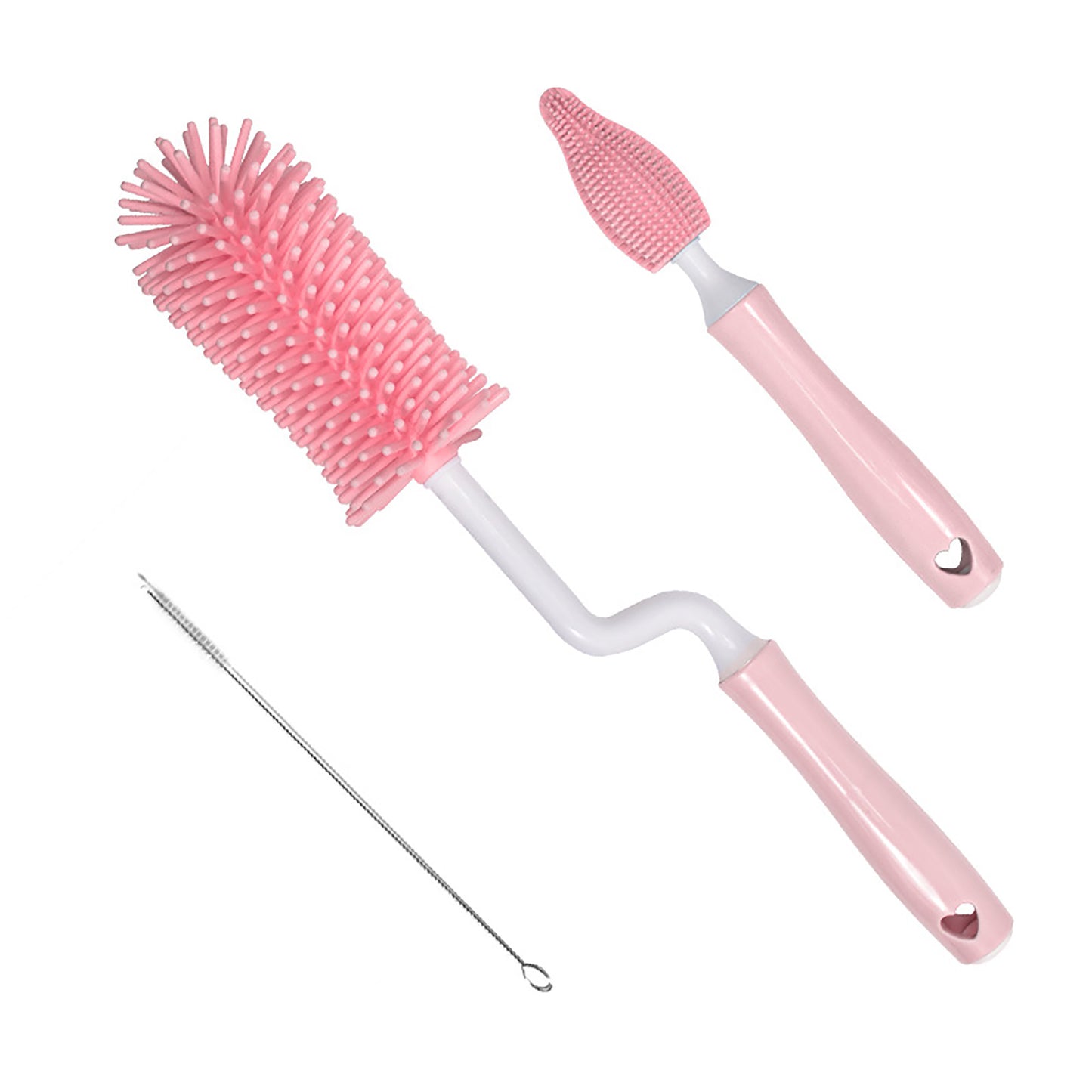 Kit Brosse de Nettoyage pour Biberons et Accessoires – Silicone Doux & Durable