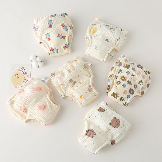 🩷 Culotte d’Apprentissage Réutilisable – 100% Coton Doux & Confortable