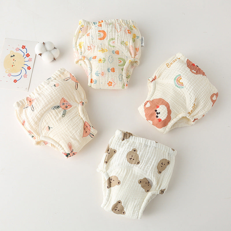 🩷 Culotte d’Apprentissage Réutilisable – 100% Coton Doux & Confortable